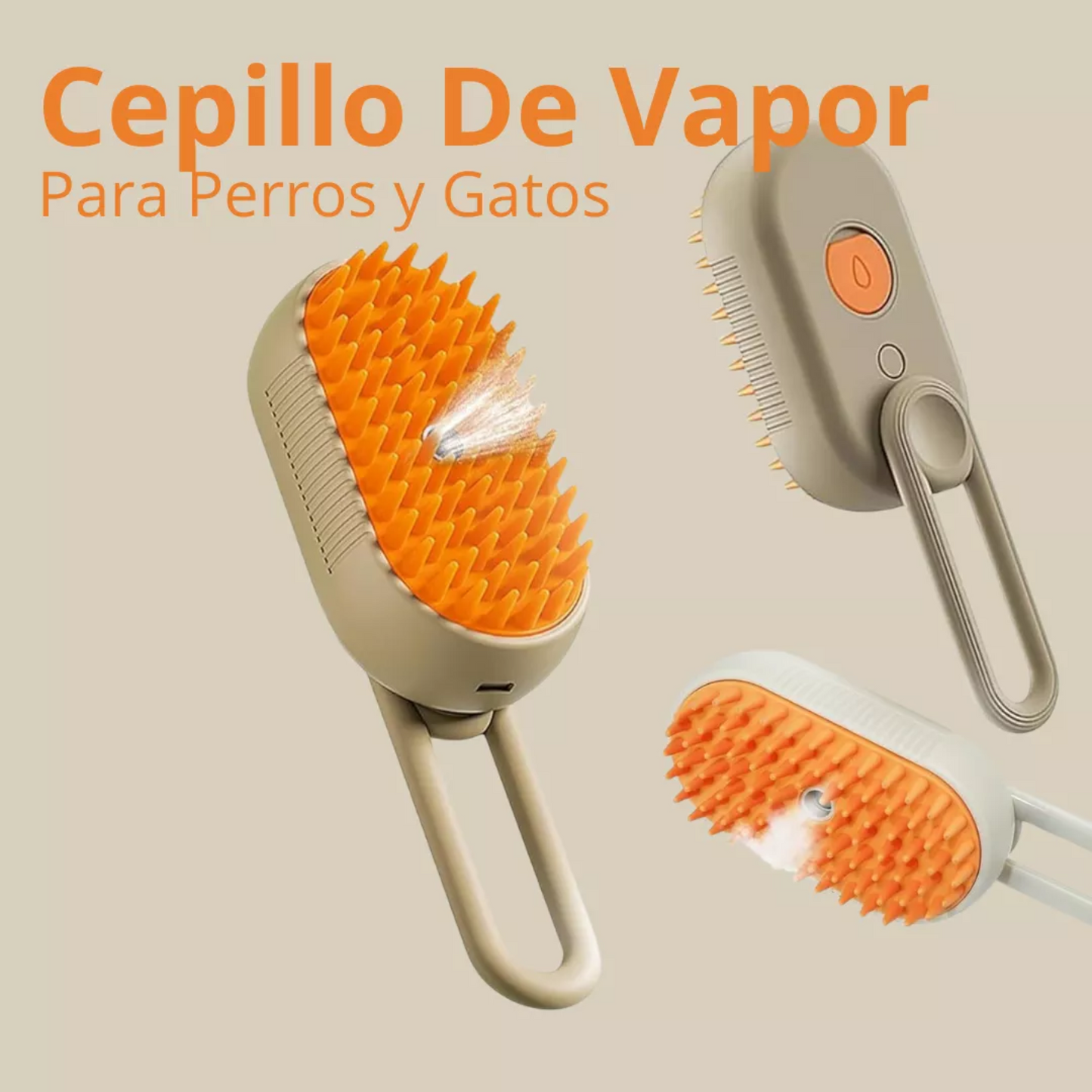 Cepillo a Vapor para Mascotas